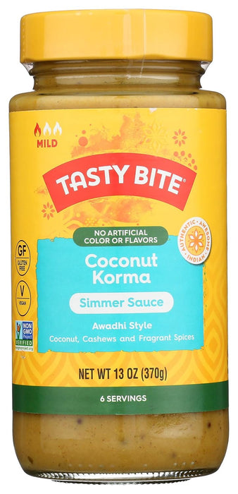 Tasty Bite Coconut Korma Shimmer Sauce 13 oz