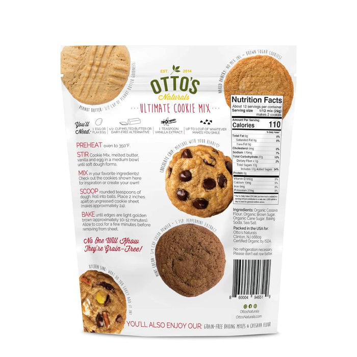 Otto`S Naturals  Cookie Mix Grain Free   12.2 Oz