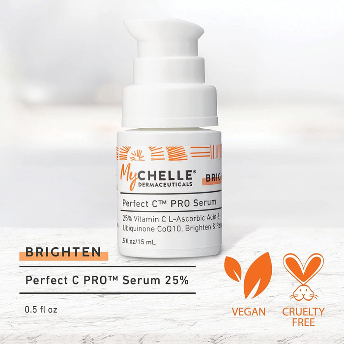 Mychelle  Brighten Perfect C Pro Serum 25% Vitamin C Box  1 Each  0.5 Fl Oz