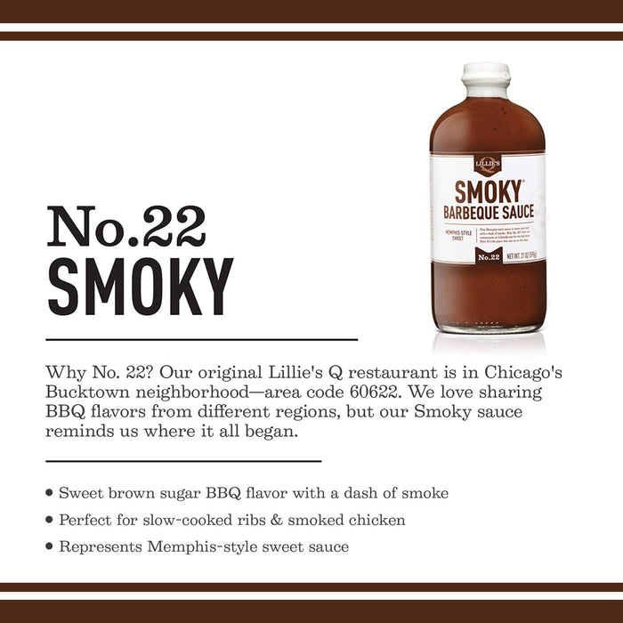 Lillie`s Q Smoky BBQ Sauce 20 oz