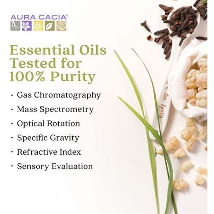 Aura Cacia  Organic Eucalyptus Essential Oil  1 Each  0.25 Oz