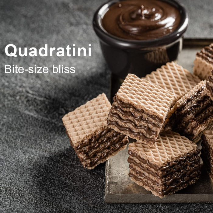 Loacker  Quadratini Chocolate Wafer Cookies  8.82 Oz