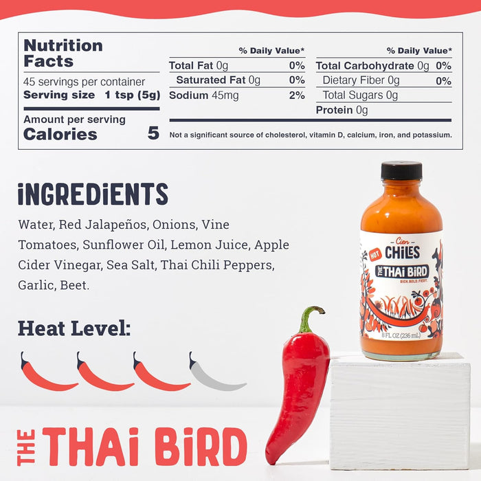 Cien Chile Thai Bird Sauce 8 OZ