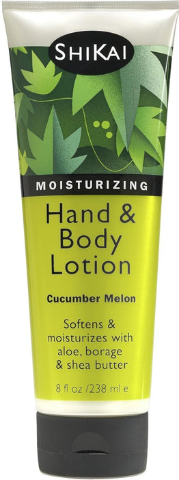 Shikai  Moisturizing And Body Lotion Cucumber Melon  1 Each  8 Oz