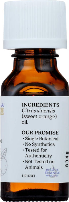 Aura Cacia  Essential Oil Sweet Orange  1 Each  0.5 Oz