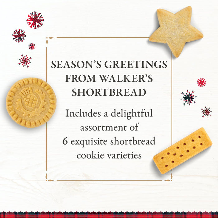 Walker`S Shortbread  Walker'S Cookie 2022 Holiday Advent Calendar - 28 Cookies In Various Shapes And