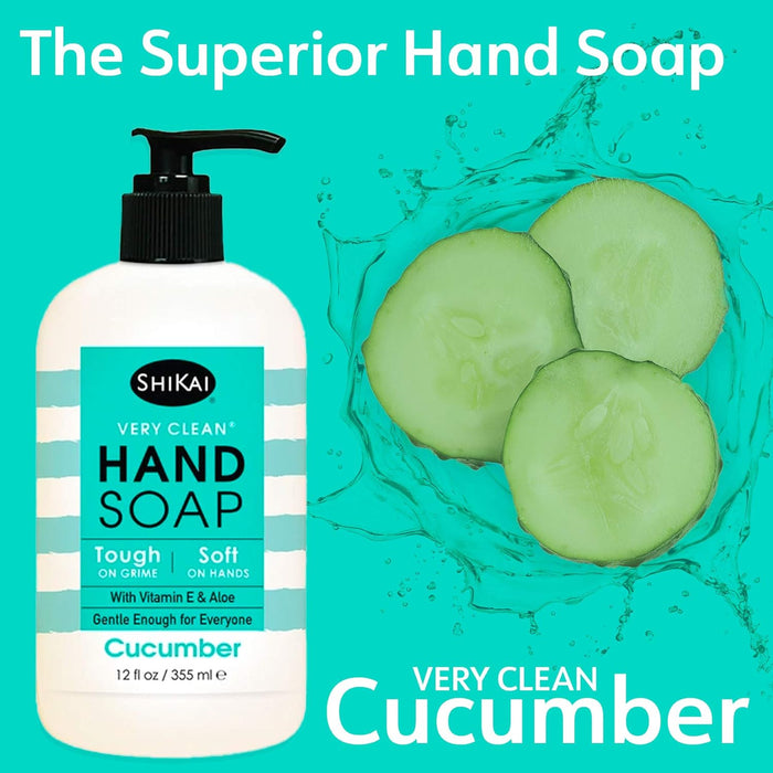 Shikai  Very Clean Hand Soap Cucumber  1 Each  12 Oz