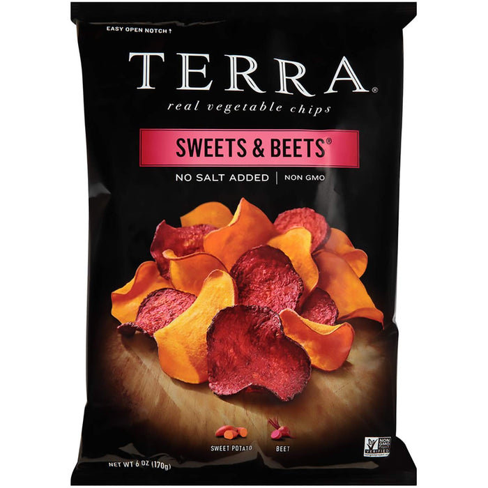 Terra Chips  Sweet Potato Sweets And Beets No Salt Added  6 Oz