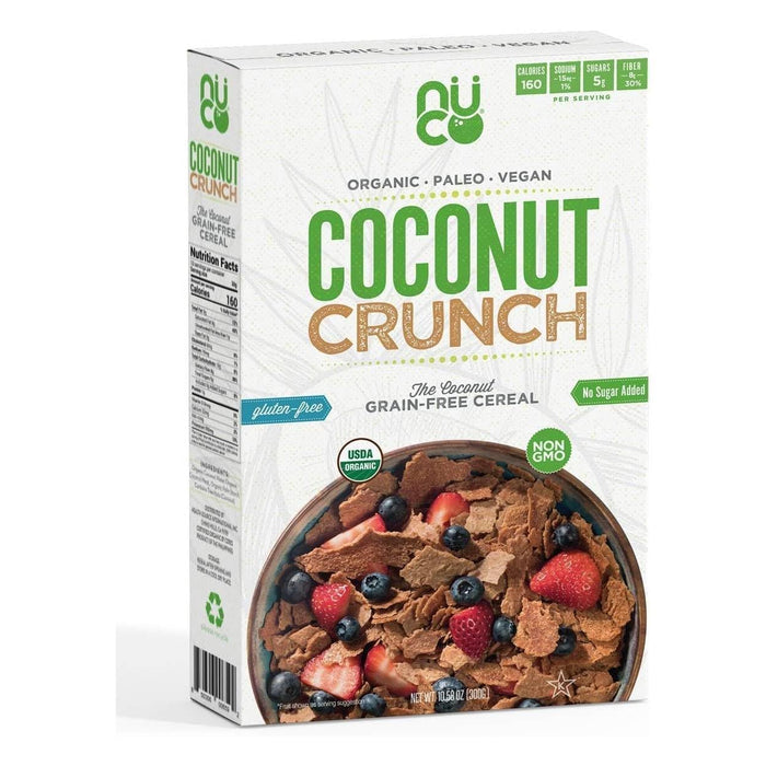 Nuco  Organic Coconut Crunch Gluten-Free Cereal  Box   10.5 Oz