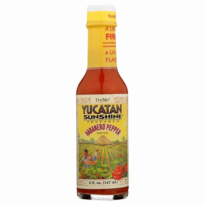 Try Me Yucatan Sunshine Habanero Pepper Sauce 5 oz