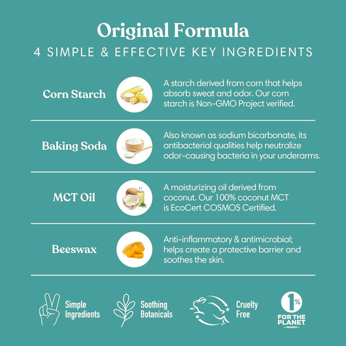 Humble Brands Original Formula Deodorant Palo Santo & Frankincense 2.5 Oz