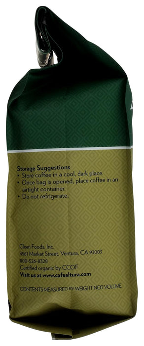 Cafe Altura  Italian Style Dark Roast Organic Bag 1.25 lb