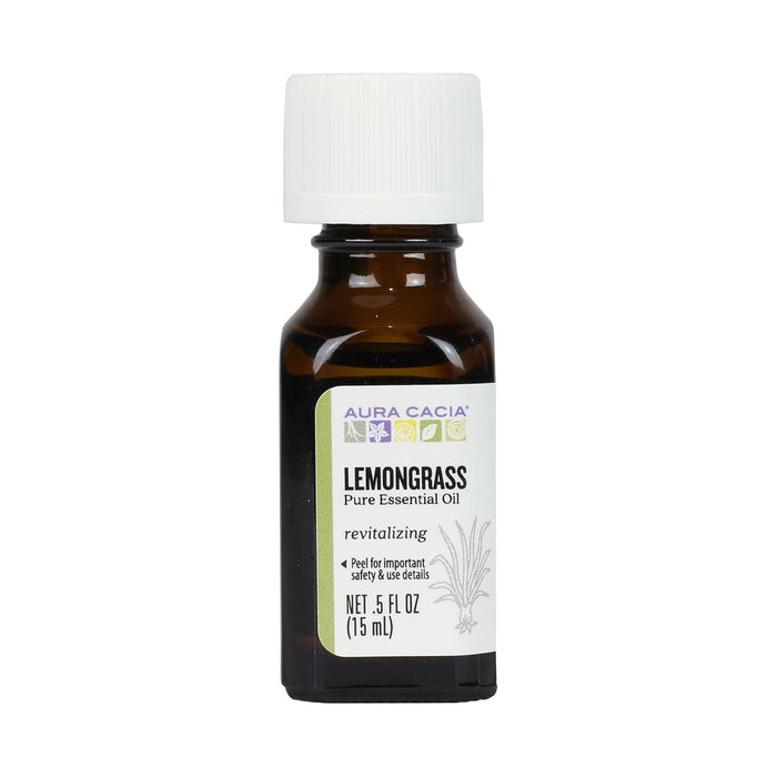 Aura Cacia  Pure Essential Oil Lemongrass  1 Each  0.5 Oz