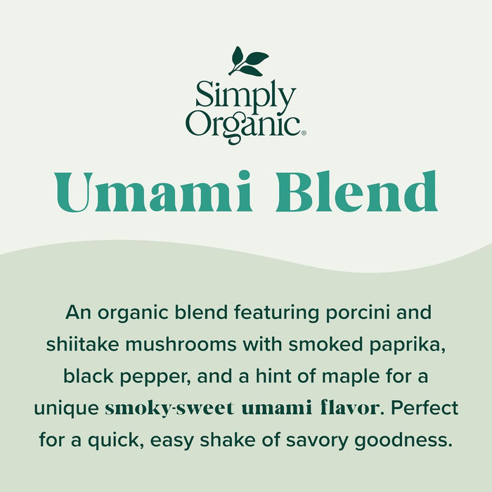 Simply Organic  Roasted Garlic And Herb Umami Blend  1 Each  2.19 Oz