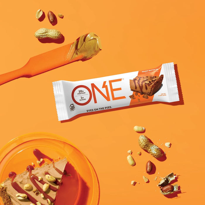 One  Flavored Protein Bar Peanut Butter Pie   60 Gr