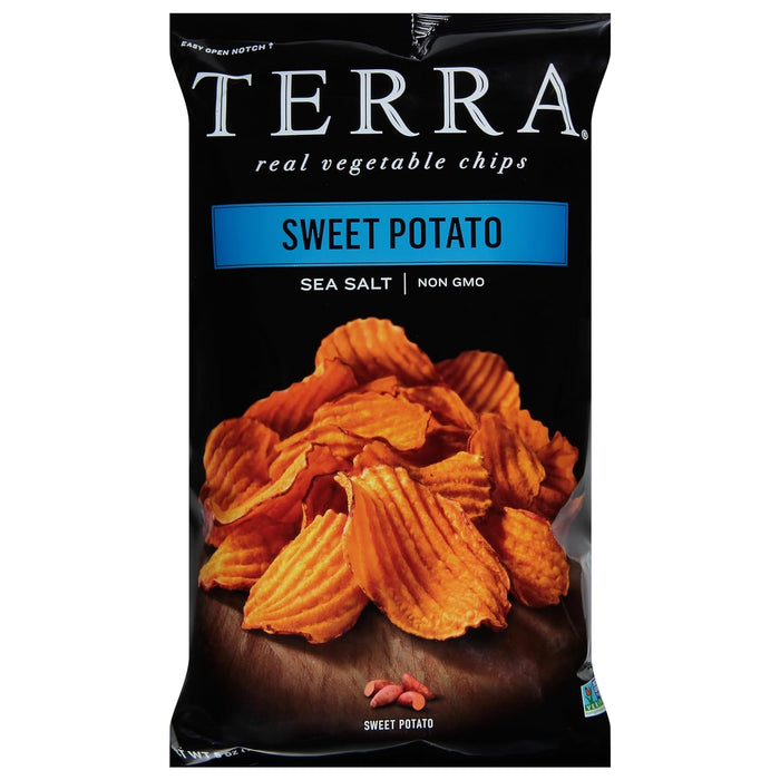 Terra Chips  Sweet Potato Crinkled Vegetable Chips With Sea Salt  6 Oz