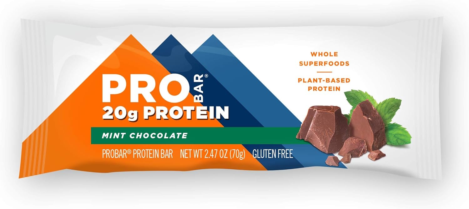 Probar  Organic Mint Chocolate Core Bar   2.46 Oz