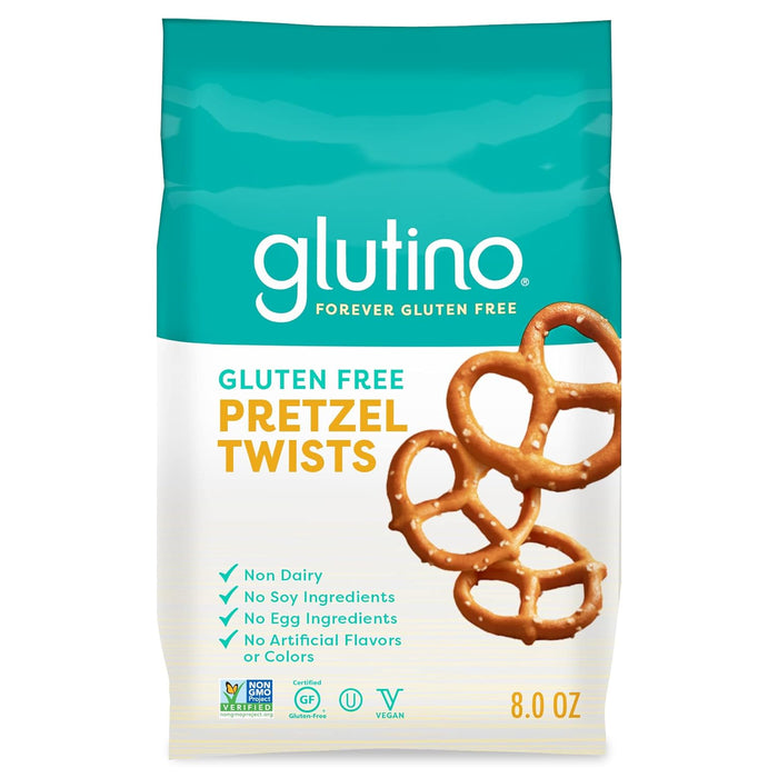 Glutino  Pretzel Twists Gluten Free  8 Oz