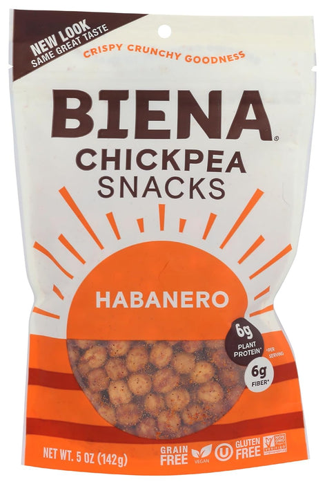 Biena  Chickpea Snacks Habanero  5 Oz