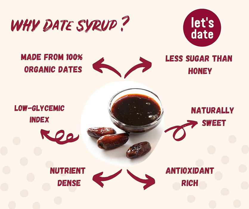 Let’s Date Organic Date Sweetener Squeezable Bottle 14.1 oz