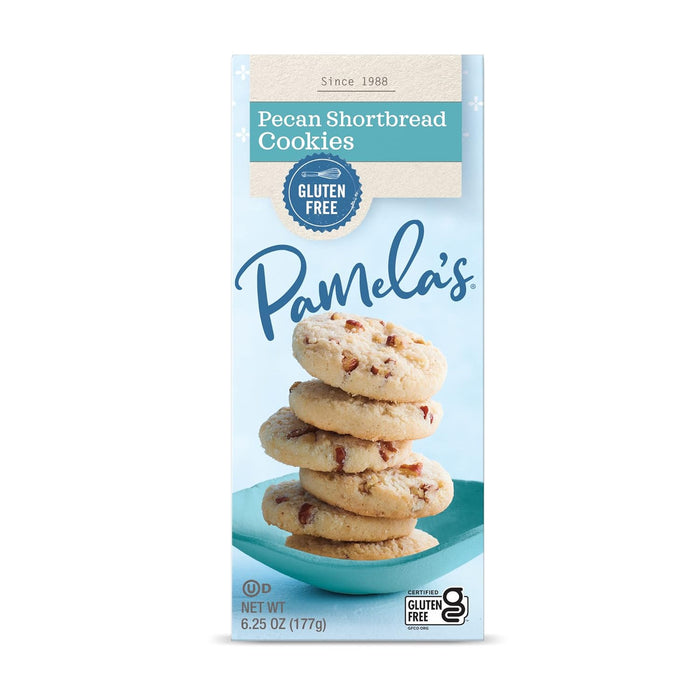 Pamela'S  Cookies Pecan Shortbread Gluten Free  6.25 Oz