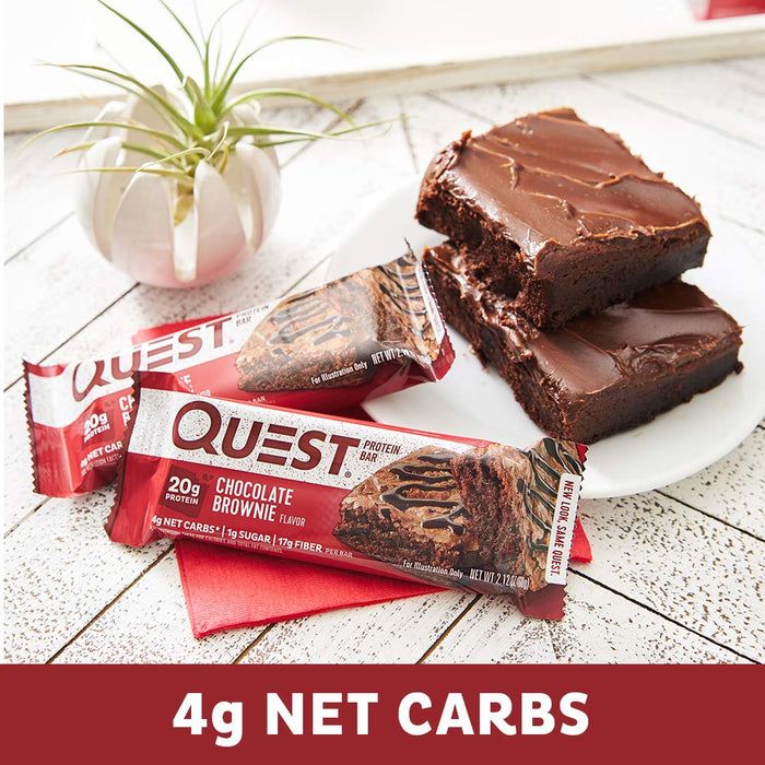 Quest Nutrition  Protein Bar Chocolate Brownie   2.12 Oz