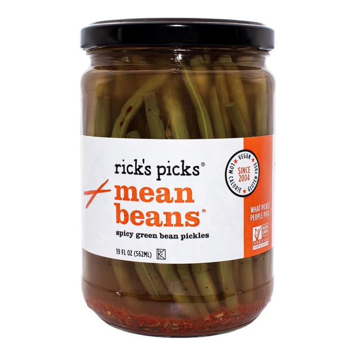 Rick`s Picks Mean Bean Spicy Green Bean Pickles 15 oz