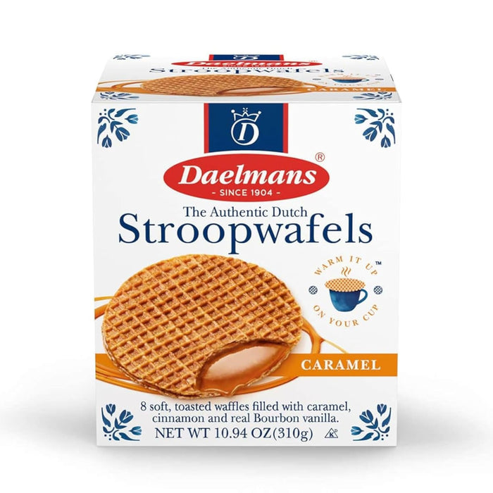 Daelman'S  The Authentic Dutch Stroopwafels Caramel 8 Ct  10.94 Oz