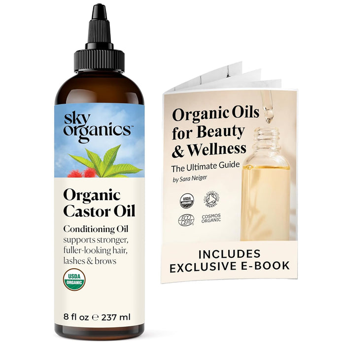 Sky Organics Organic Castor Oil 8 oz