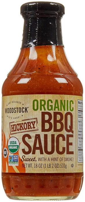 Woodstock Foods Organic Hickory BBQ Sauce 18 oz