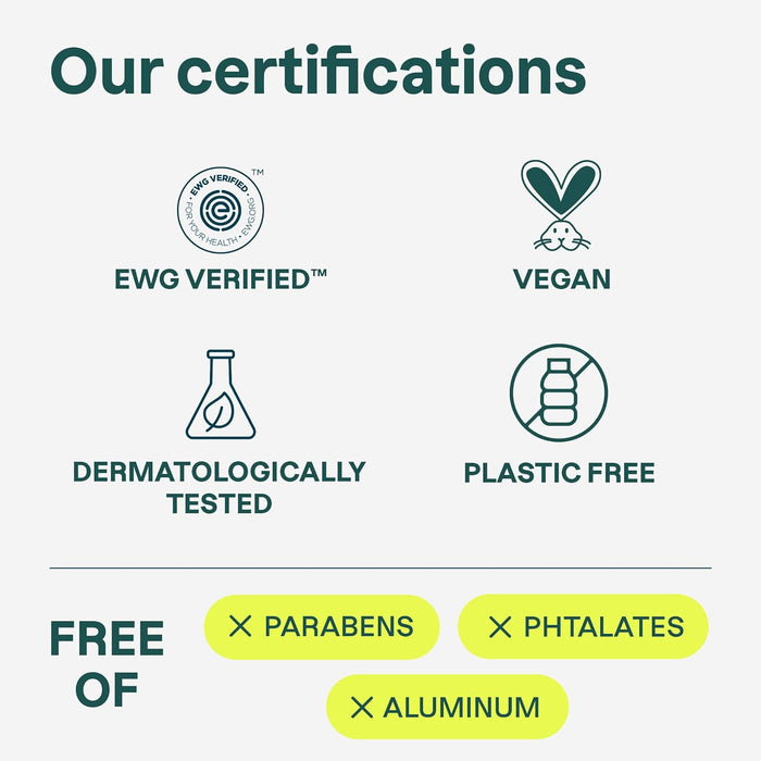 ATTITUDE Plastic-Free Deodorant Olive Leaves 3 Ounces