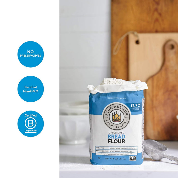 King Arthur Flour  Unbleached Bread Flour   5 Lb