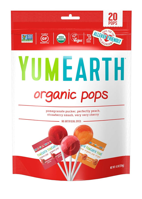 YumEarth Organic Lollipops Assorted Flavors 4.2 oz