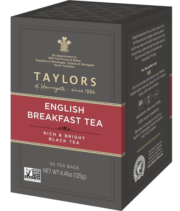 Taylors Of Harrogate  English Breakfast Tea Bags  50 Bag