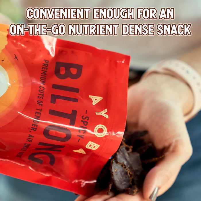 Ayoba-yo Beef Biltong Spicy 2 oz