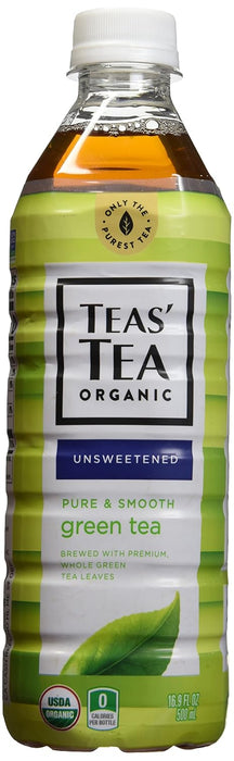 Teas' Tea  Organic Green Tea Unsweetened Ready To Drink  16.9 Fl Oz