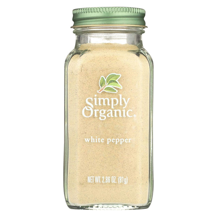 Simply Organic  Organic White Pepper  2.86 Oz