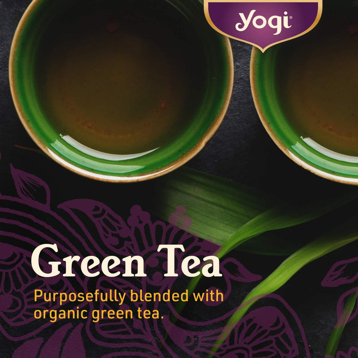 Yogi  Organic Caffein Free Herbal Green Tea Kombucha  16 Bag