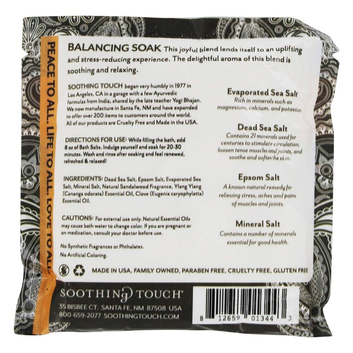 Soothing Touch  Bath Salts Balancing Soak  8 Oz