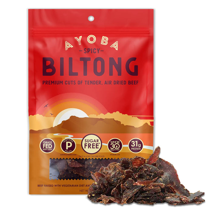 Ayoba-yo Beef Biltong Spicy 2 oz