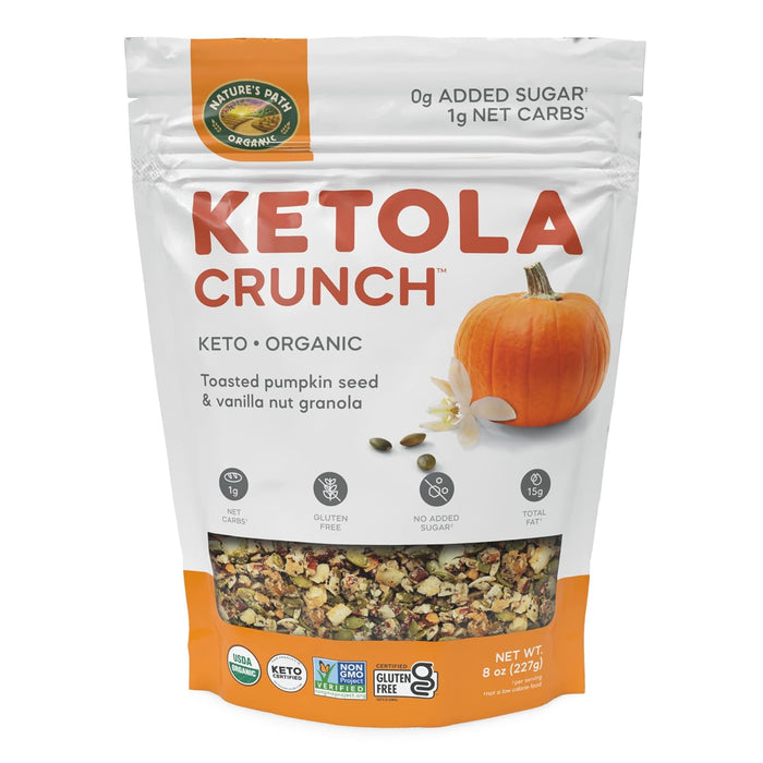 Nature'S Path Organic Toasted Pumpkin Seed & Vanilla Granola Pouch 8 Oz