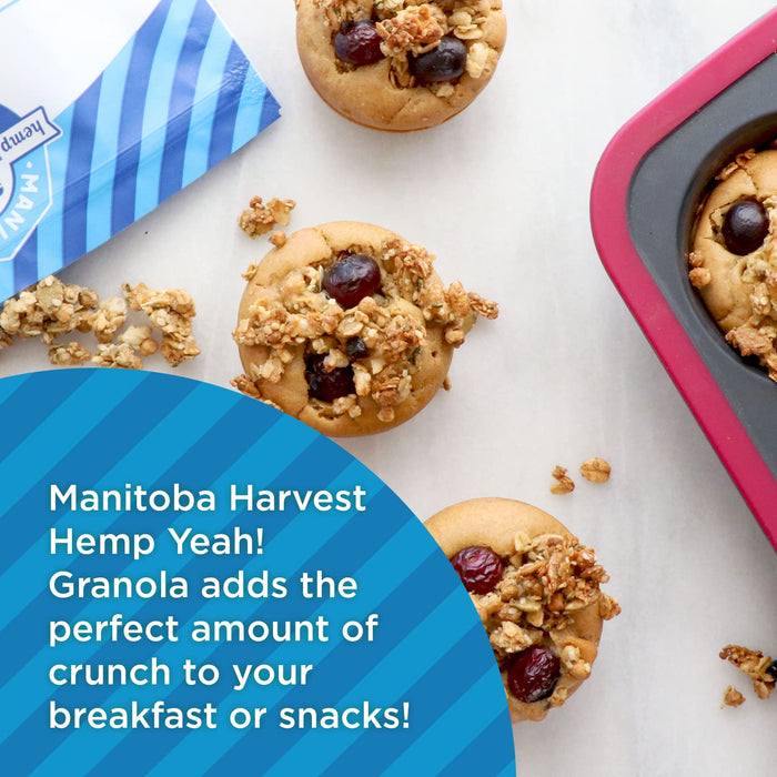 Manitoba Harvest  Blueberry Hemp+ Organic Granola   10 Oz