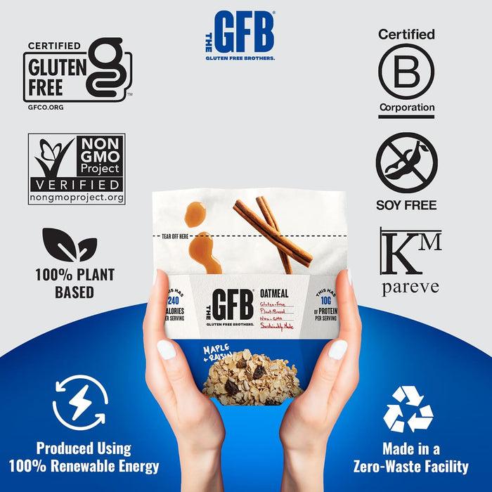 The Gfb  Maple & Raisin Gluten Free Power Breakfast Oatmeal   2 Oz