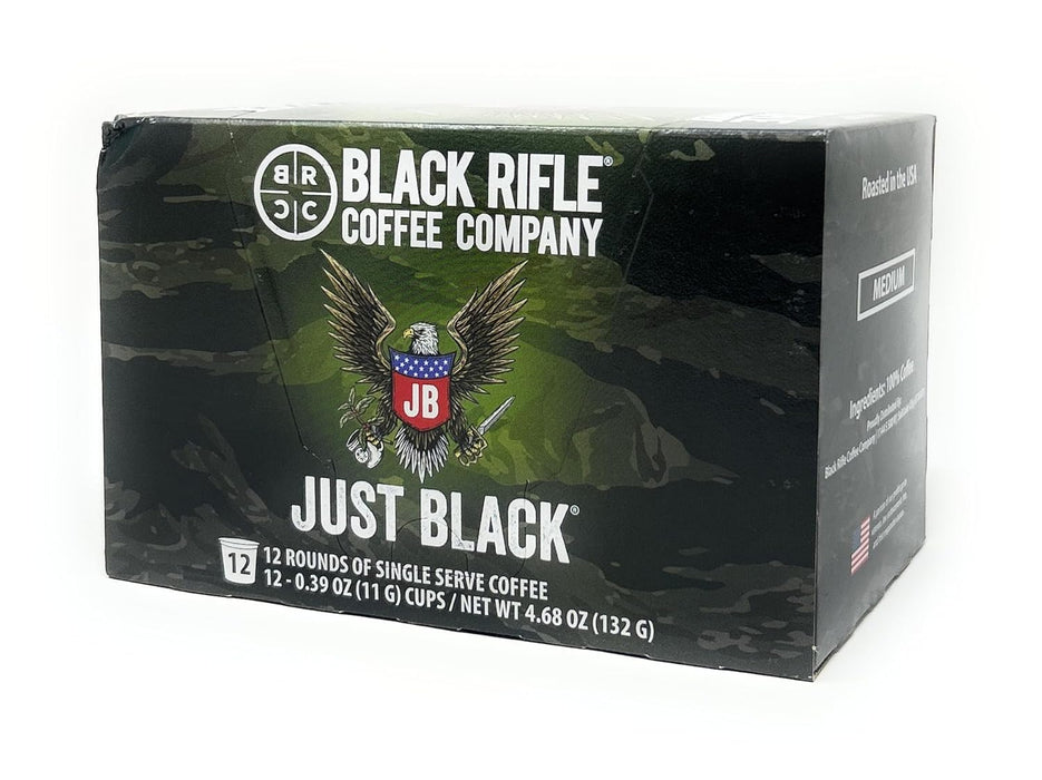 Black Rifle Coffee Company Just Black Single Serve Pods Medium Roast 12 count