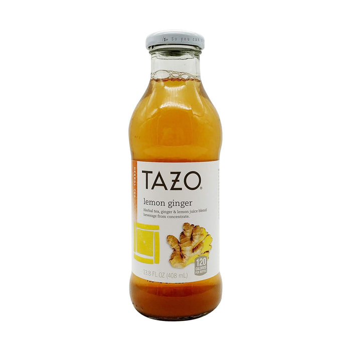 Tazo  Organic Lemon Ginger Herbal Tea Juice Blend  13.8 Fl Oz