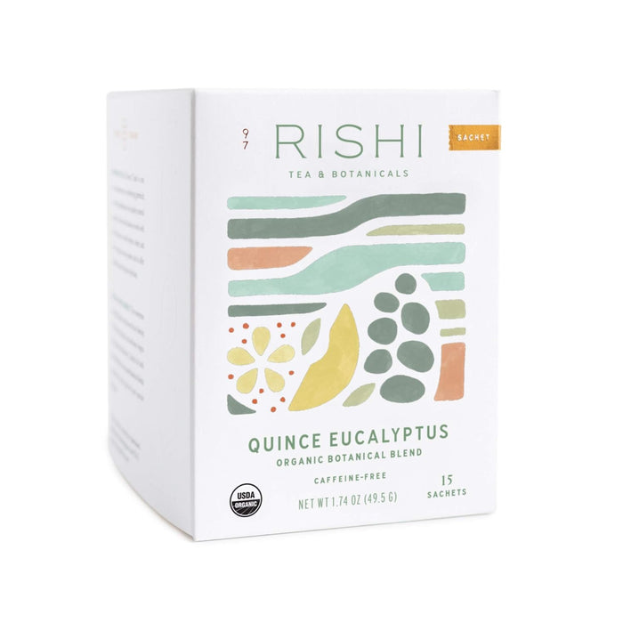 Rishi Tea And Botanicals  Organic Herbal Tea Quince Eucalyptus  15 Bag