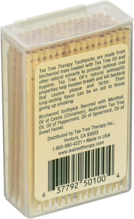 Tea Tree Therapy  Toothpicks 100 Toothpicks  100 Ct