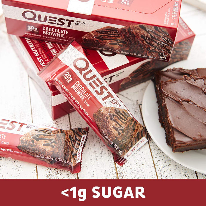 Quest Nutrition  Protein Bar Chocolate Brownie   2.12 Oz