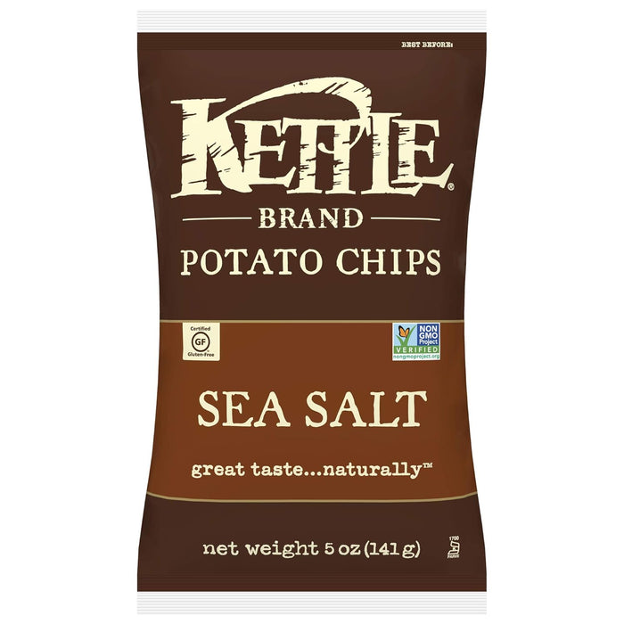 Kettle Brand  Sea Salt Potato Chips  5 Oz