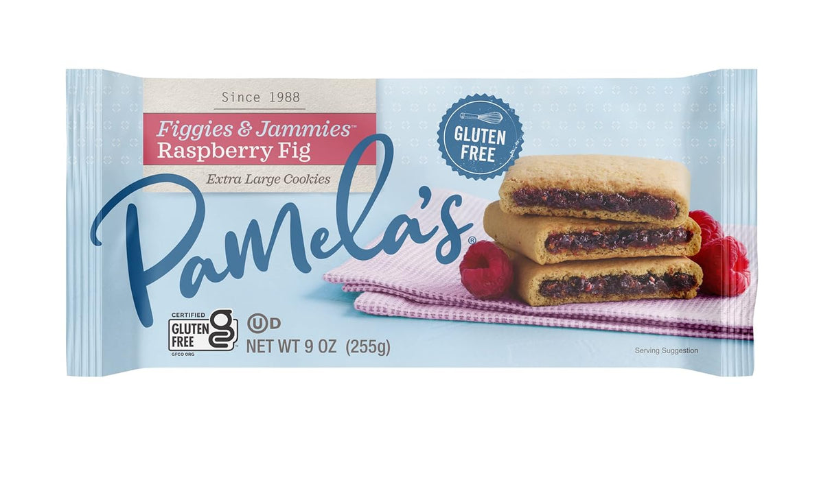 Pamela'S  Figgies And Jammies Raspberry Fig Extra Large Cookies  9 Oz